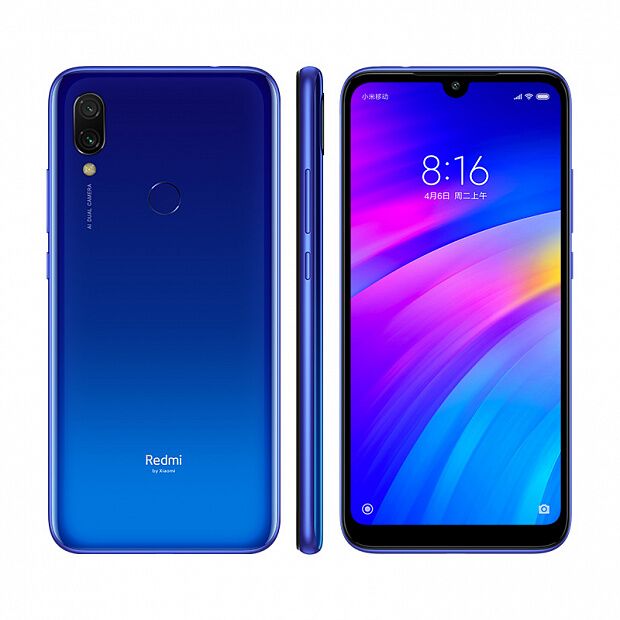 Смартфон Redmi 7 32GB/3GB (Blue/Синий) - отзывы - 2
