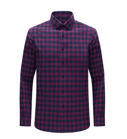 Рубашка с длинным рукавом SunshineJob Mens Foundation Flannel Square IT Shirt (Purple) 
