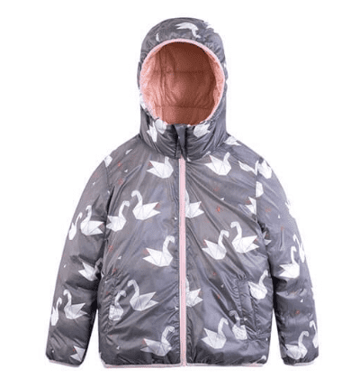 Детская куртка Xiaomi Tiigoo Hazelnut Goose Down Sides Wearing Down Jacket (Grey/Серый) 