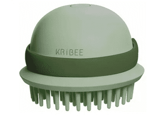 Антистатическая массажная расческа Kribee IPX7 (Green/Зелёный) - 1
