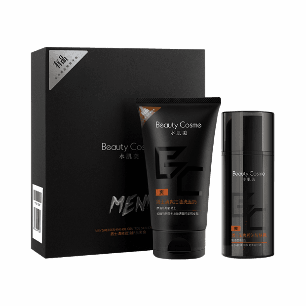 Xiaomi Beauty Cosme Water Muscle Beauty Men's Refreshing Oil Control Skin Care Kit - 1